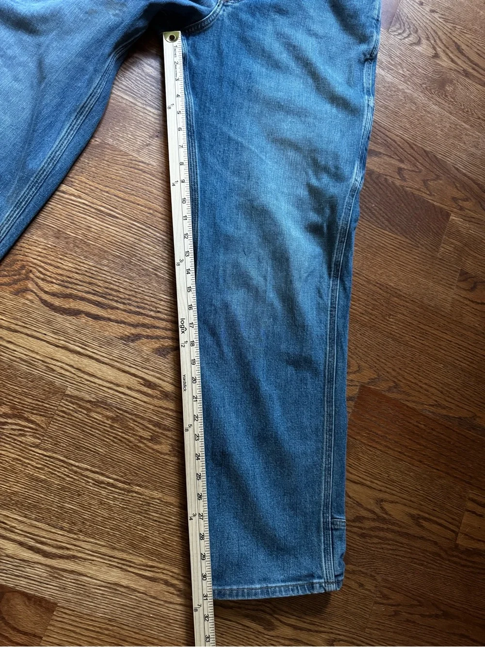 Carhartt Men’s 38x32 Blue Denim Utility Carpenter Work Jeans